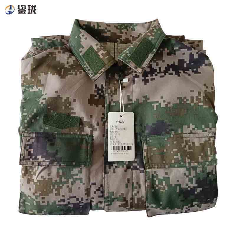 鋆珑 可定制迷彩服套装 长袖 套高清大图
