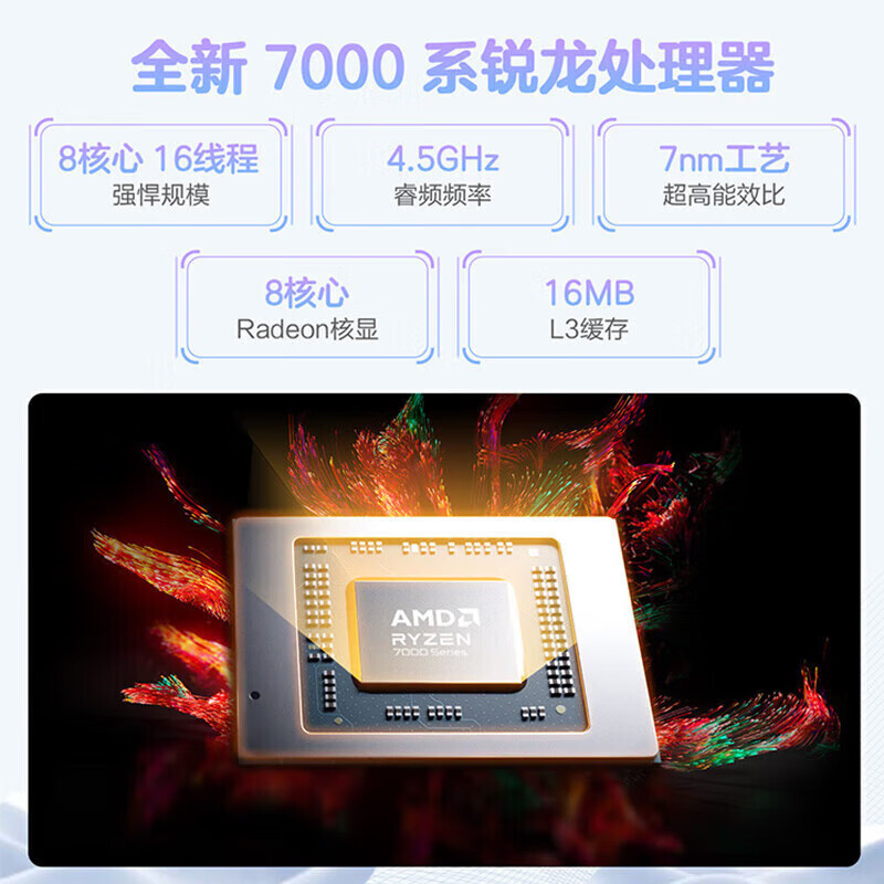 华硕(ASUS) 无畏16 标压锐龙版 R7-7730H 16G内存 512GB固态 高色域 高性能学生办公商务便携轻薄笔记本电脑 银色