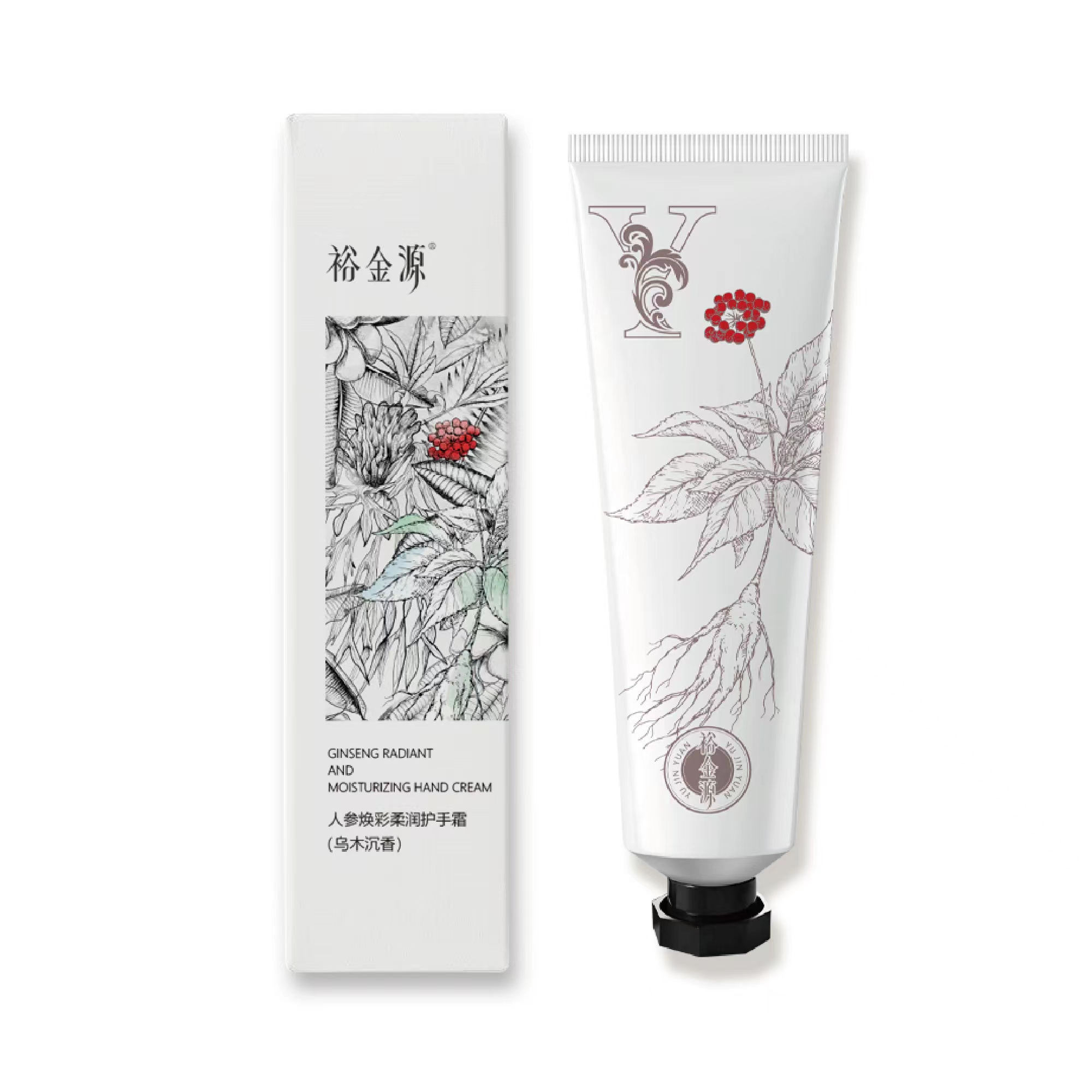裕金源 人参焕彩柔润护手霜100g高清大图