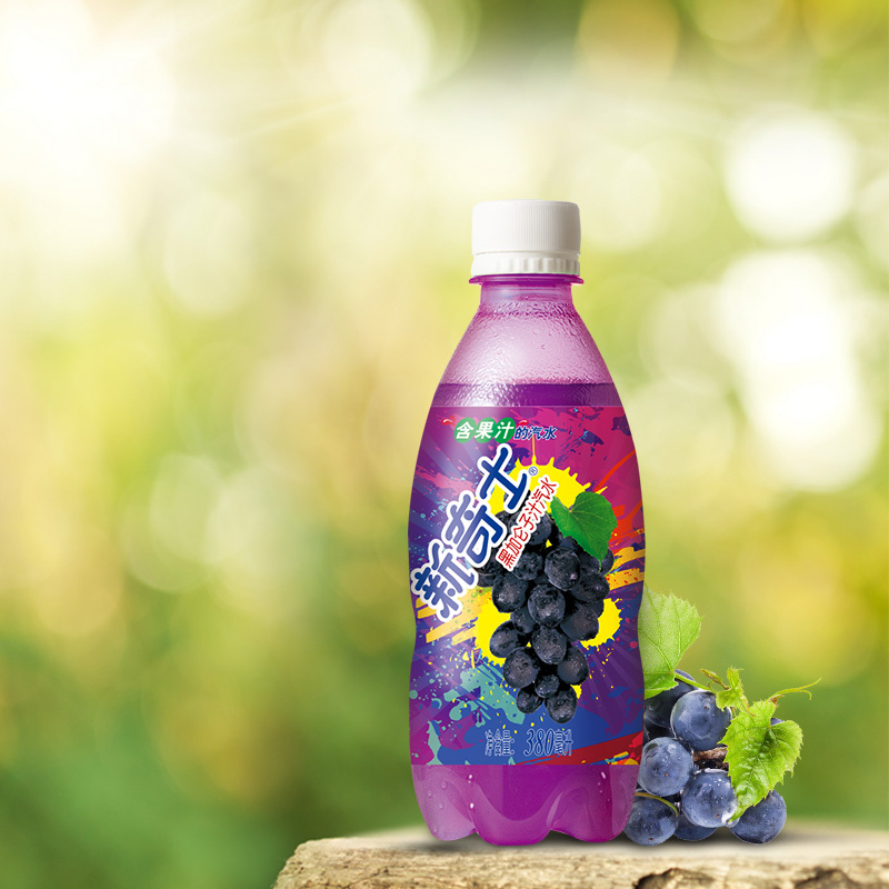 屈臣氏(watsons)新奇士黑加仑子汁汽水380ml*15瓶 整箱 *4个