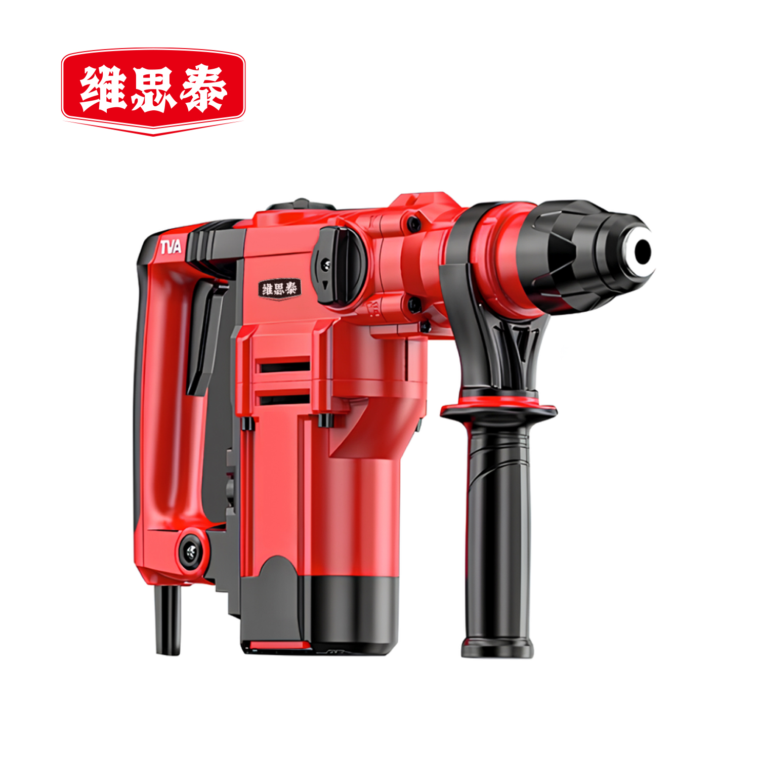 维思泰 电锤电镐两用重型混凝土植筋插电锤 1680W/锤镐两用/38mm 台高清大图