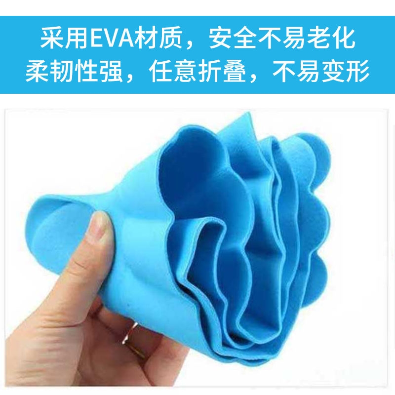 蓝洗头帽(带护耳)+蓝洗头刷 可调节 洗头帽大人儿童老人洗头挡水帽护眼防水罩冲凉帽洗澡淋浴帽方便
