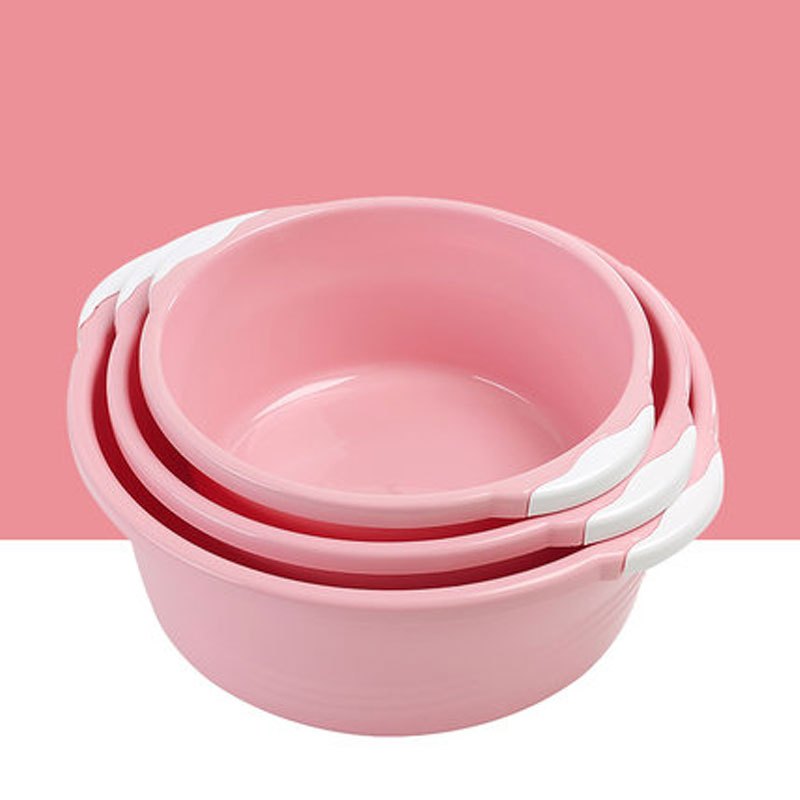 清洁用品加厚双耳塑料脸盆家用洗脸盆学生宿舍洗脚盆洗衣服盆卫生间脸盆清洁工具盆家用