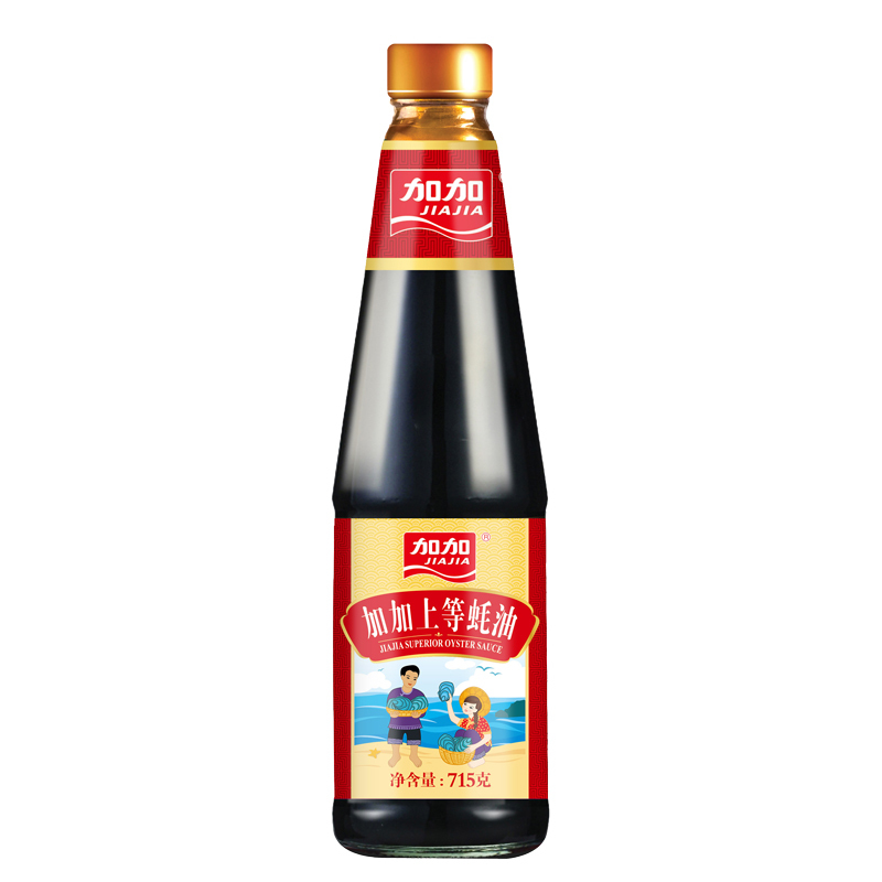 加加上等蚝油715g 糟卤调味汁 火锅烧烤蘸料调味品 蚝香浓郁 味道鲜香