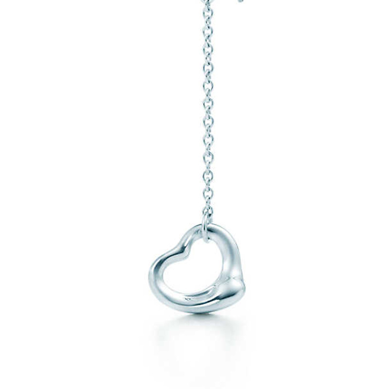 TIFFANY&CO.蒂芙尼ELSA PERETTI™系列:Open Heart垂坠耳环 925银