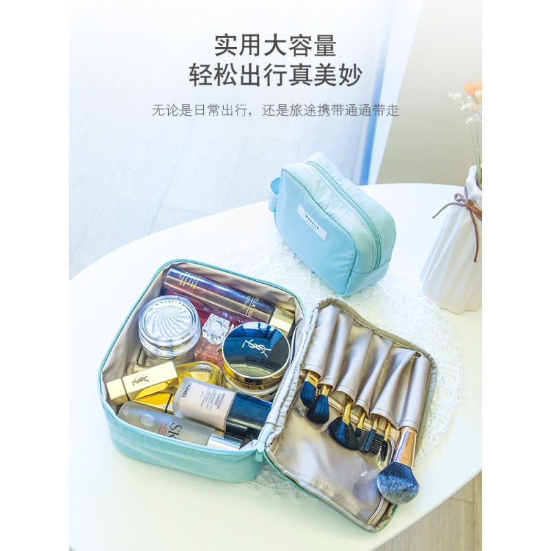 美帮汇旅行化妆包女风超火小号大容量便携式化妆品收纳袋洗漱包高清大图