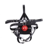 口球sm情趣防吐口塞马具型口塞教女奴刑具sm用品狗奴
