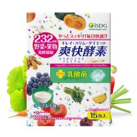 ISDG 日本进口爽快酵素粉末 乳酸菌味15支/盒