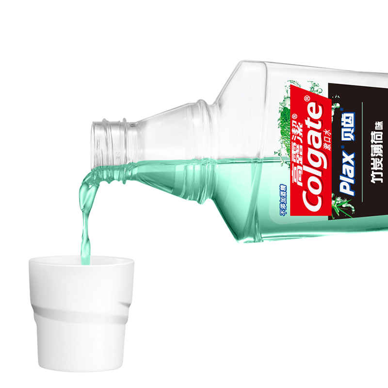 高露洁贝齿漱口水竹炭薄荷250ml*3