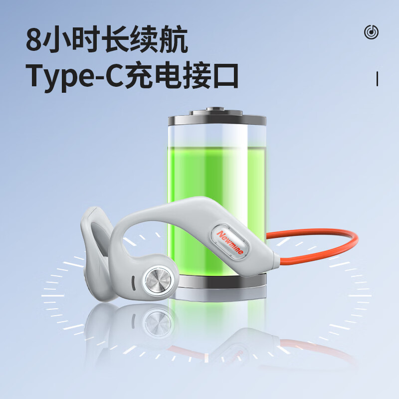纽曼(Newmine)GE13 挂耳开放式蓝牙气传导耳机 耳机容量 120mAh (单位:副)颜色随机发货高清大图