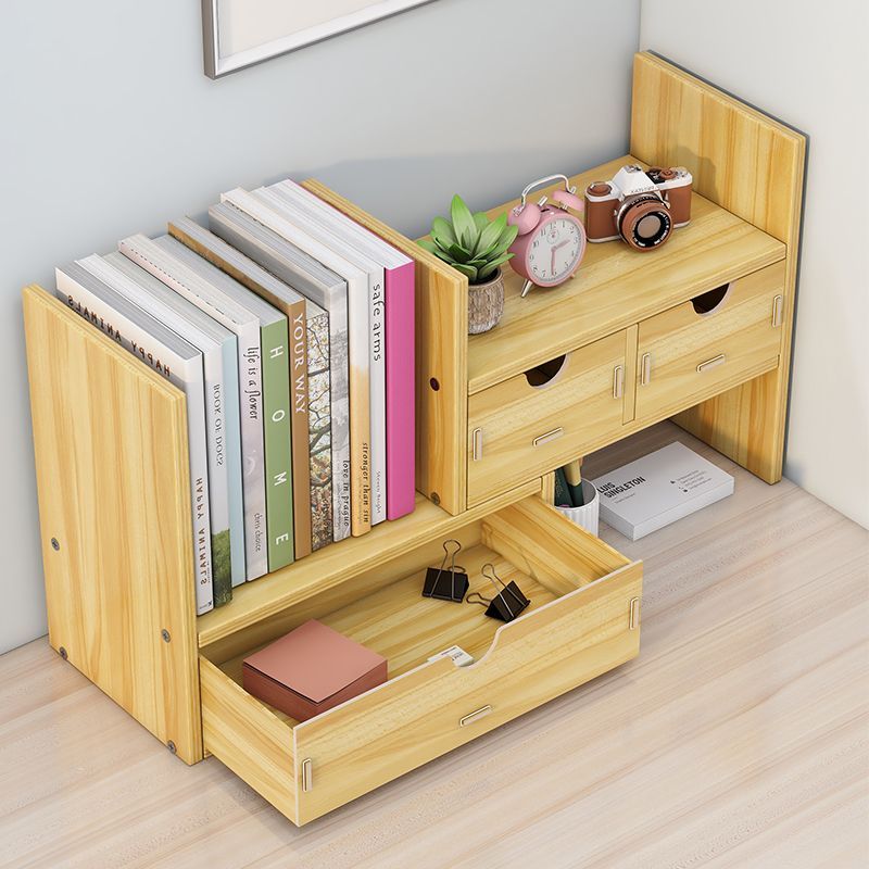 书架置物架桌面收纳可伸缩桌上多层组合书桌书架置物神器ins书架