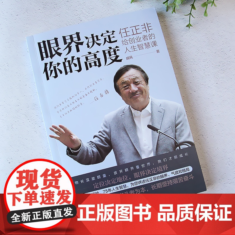眼界决定你的高度任正非给创业者的人生智慧课思路决定出路格局决定结局眼界窥见高度高情商自我实现企业管理职场成功励志正版书籍高清大图