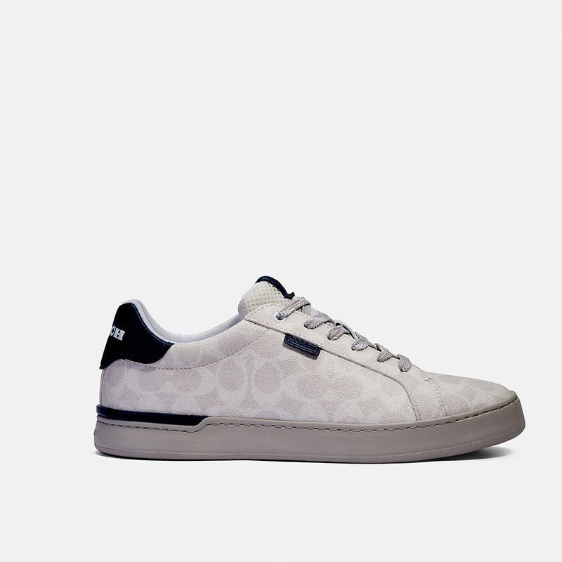 蔻驰coachlowline经典老花复古低帮耐磨舒适休闲鞋男子时尚潮流板鞋g