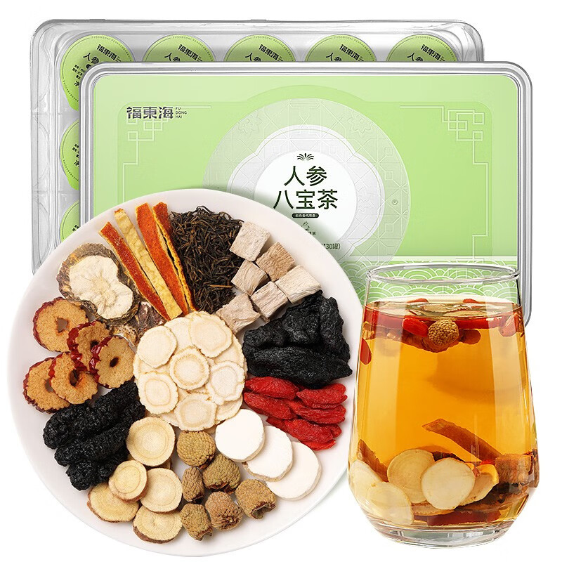 褔東海(FU DONG HAI) 人参八宝茶15克*30罐
