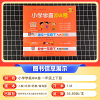 [2本]语文+数学(人教版) 一年级上 [正版]2024新版小学学霸冲a卷一年级上下册语文数学试卷测试卷全套北师大人教苏