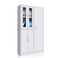 慧采云 办公家具优质钢制常规5门办公柜铁皮柜更衣文件柜柜子档案资料柜970*420*1800mm