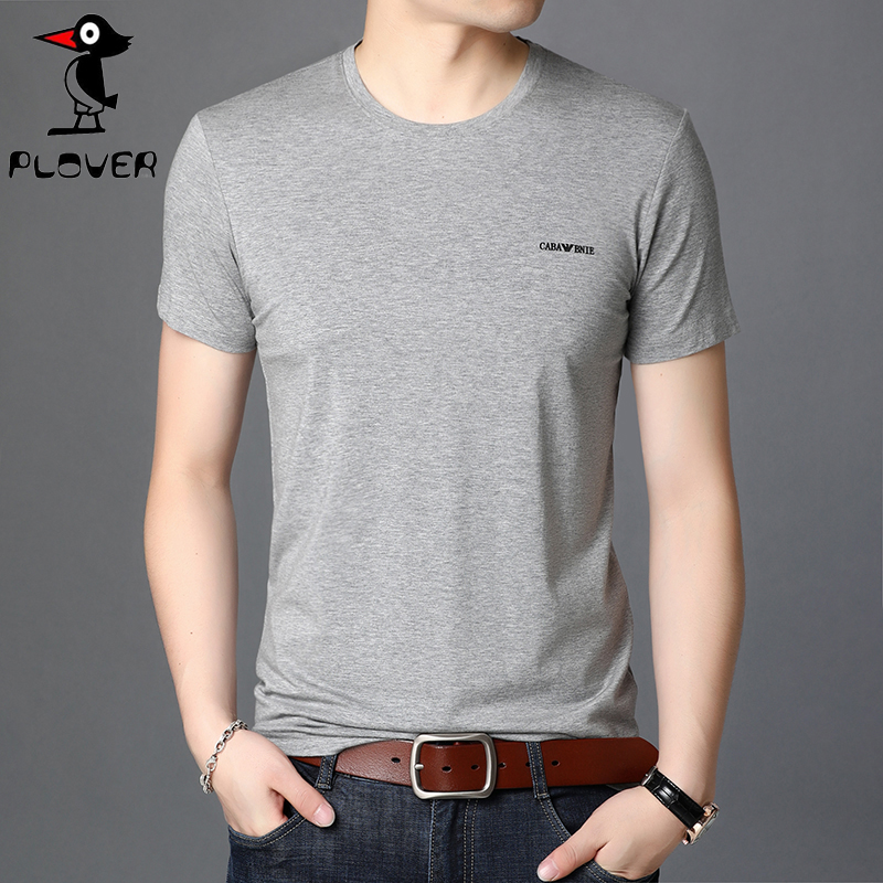 【啄木鸟品牌】啄木鸟男士短袖t恤夏季新款韩版冰丝潮牌半袖体恤潮流