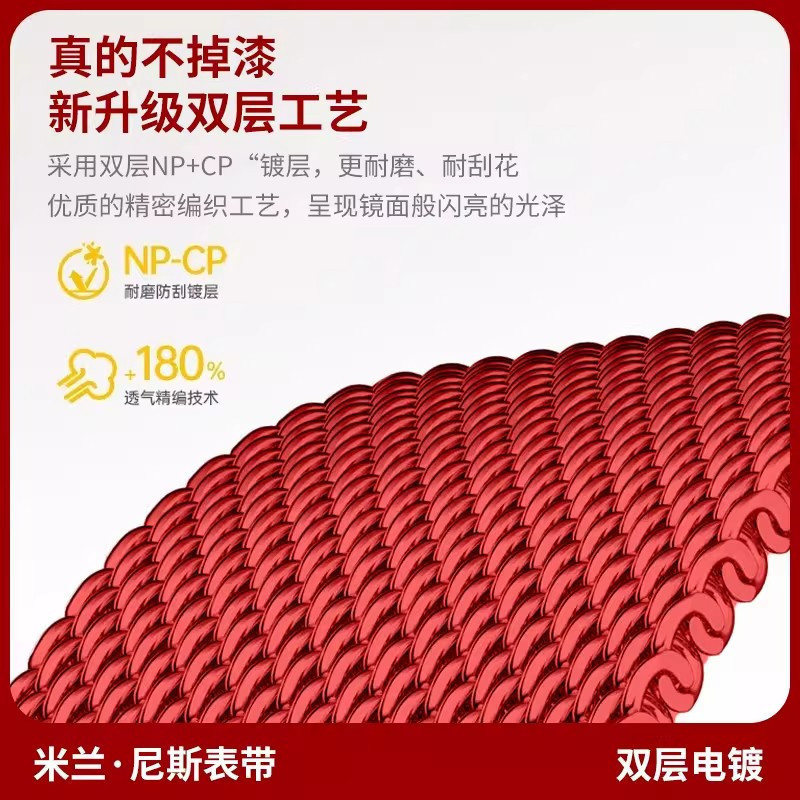 [官方正品]适用华为gt runner2手表带GT RUNNER2同款破晓橙尼龙回环腕表带运动智能3139a高清大图