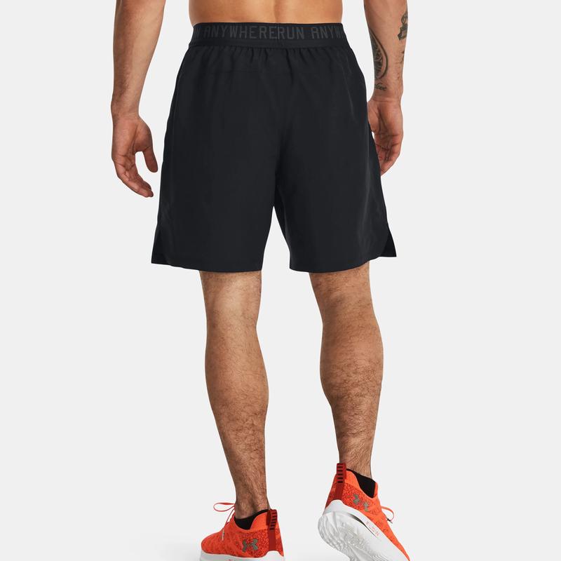 Under Armour透气速干运动男裤户外跑步训练压缩内衬短裤高清大图