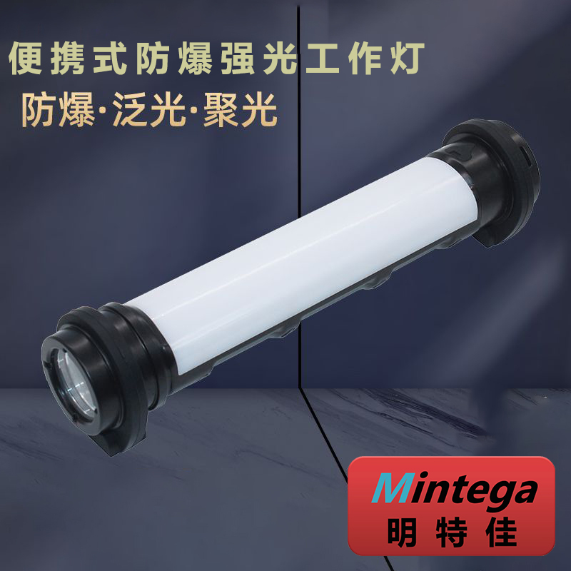 明特佳-Mintega BSG7310 便携式防爆强光工作灯 6W 黑色 (单位:套)