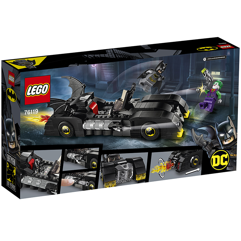 LEGO乐高 Super Heroes超人系列 蝙蝠战车之追捕小丑76119男孩女孩拼插积木玩具