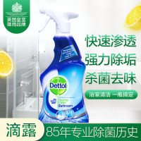 Dettol滴露进口浴室清洁除菌喷雾500ml柠檬清新 瓷砖玻璃花洒水龙头马桶消毒液清洁剂 去除水垢皂垢 波兰进口