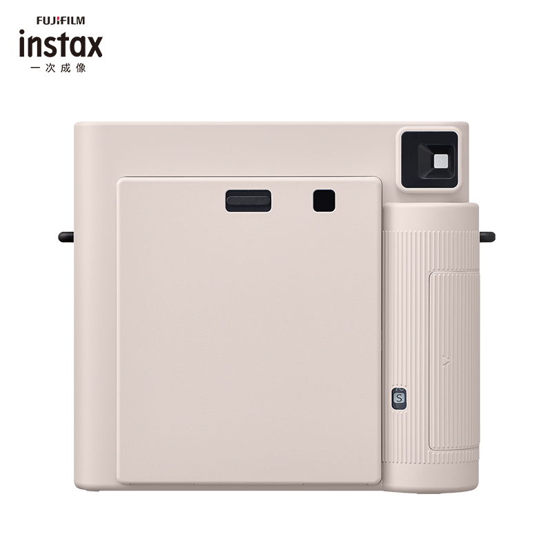 富士(FUJIFILM)INSTAX 拍立得 相机 一次成像相机SQUARE SQ1 云母白色 富士方形尺寸胶片相机