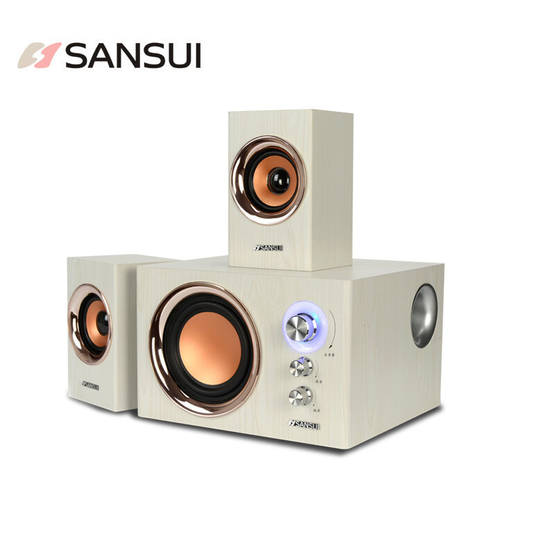 Sansui/山水 GS-6000-60A 电脑音箱台式可插卡低音炮音响 蓝牙版