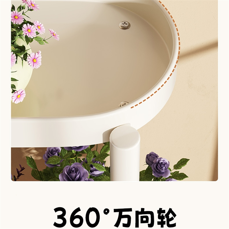 可移动花架阳台客厅沙发边几室内落地多层花盆架小户型茶几侧边柜