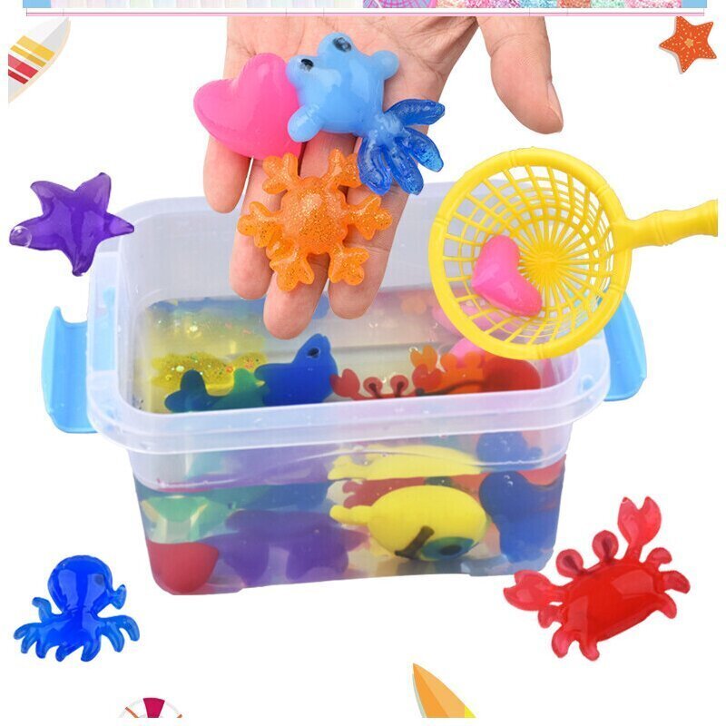 同款水晶泥水灵男孩小型男生飞机少女颗粒摆摊神器玩具