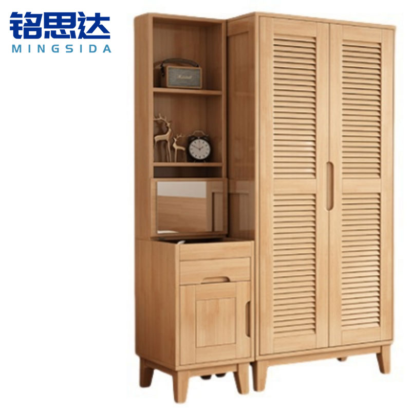 铭思达衣柜两门+边柜台高清大图