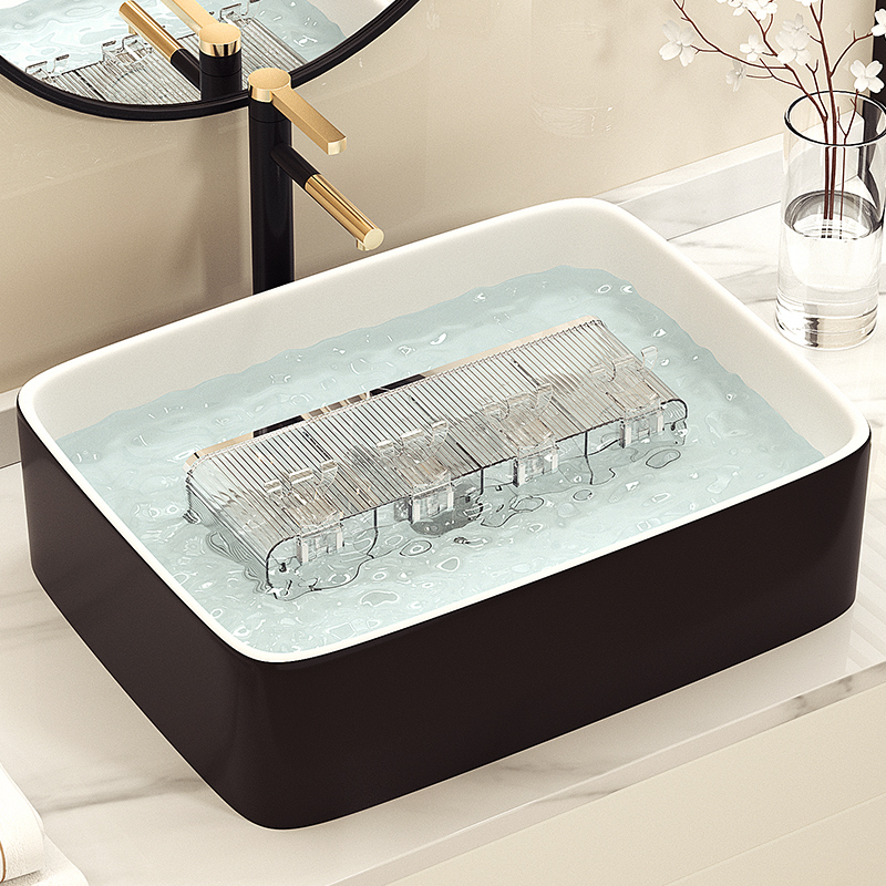 全格免钉免打孔强力粘钩挂钩企业 牙刷杯架SN301-4S(4个口杯)高清大图