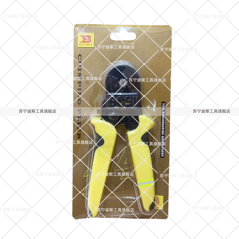 波斯(BOSI) 荧光系列套管式专用压线钳 0.25-6mm² 把高清大图