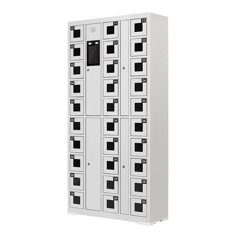 豫仲迈 智能手机存放充电柜人脸识别30门/台高清大图