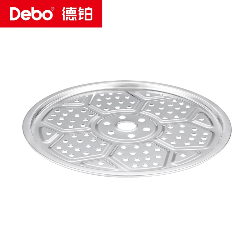 德铂Debo 蒸锅汤锅24cm不锈钢双层复底厚底明火电磁炉通用康拉德DEP-530高清大图