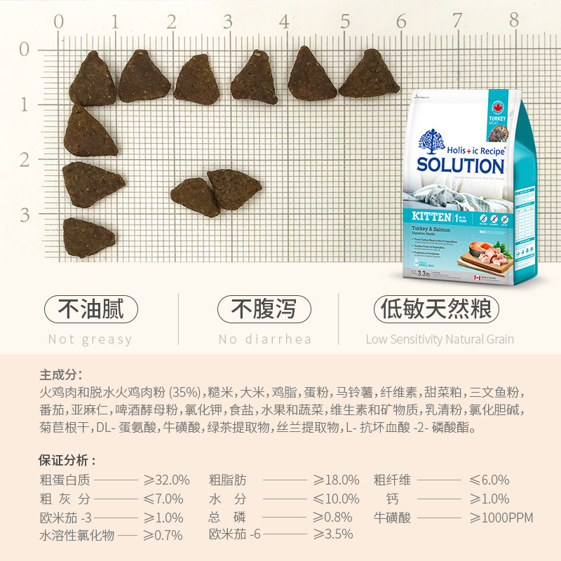 耐吉斯 幼猫 (火鸡+三文鱼) 1.36kg