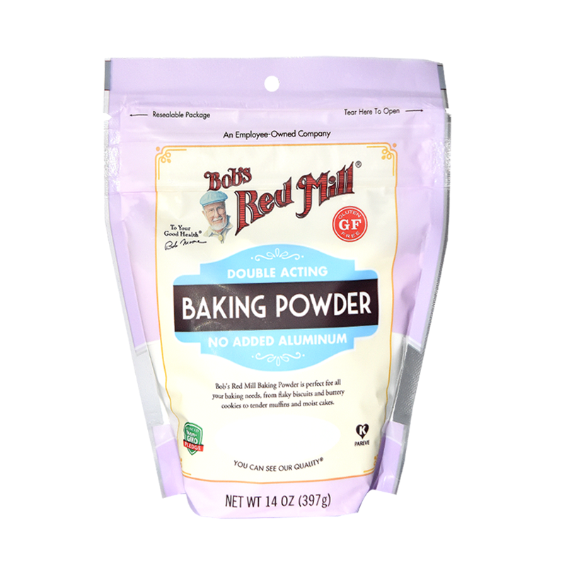 美国Baking Powder鲍勃红磨坊无铝泡打粉蛋糕发酵烘焙膨松剂397g