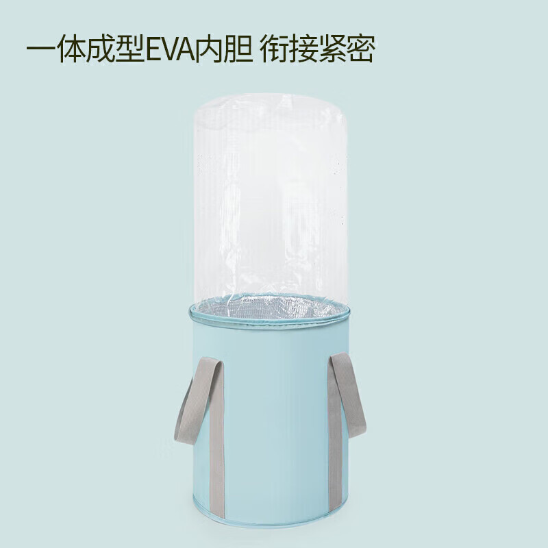 四万公里可折叠泡脚袋深桶过小腿家用便携式足浴桶洗脚盆保温泡脚桶无盖SW7363高清大图