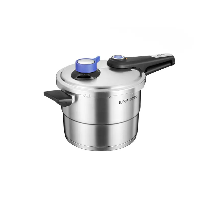 苏泊尔SUPOR智能电压力锅6L大容量一键操作高效烹饪多档菜单安全锁设计