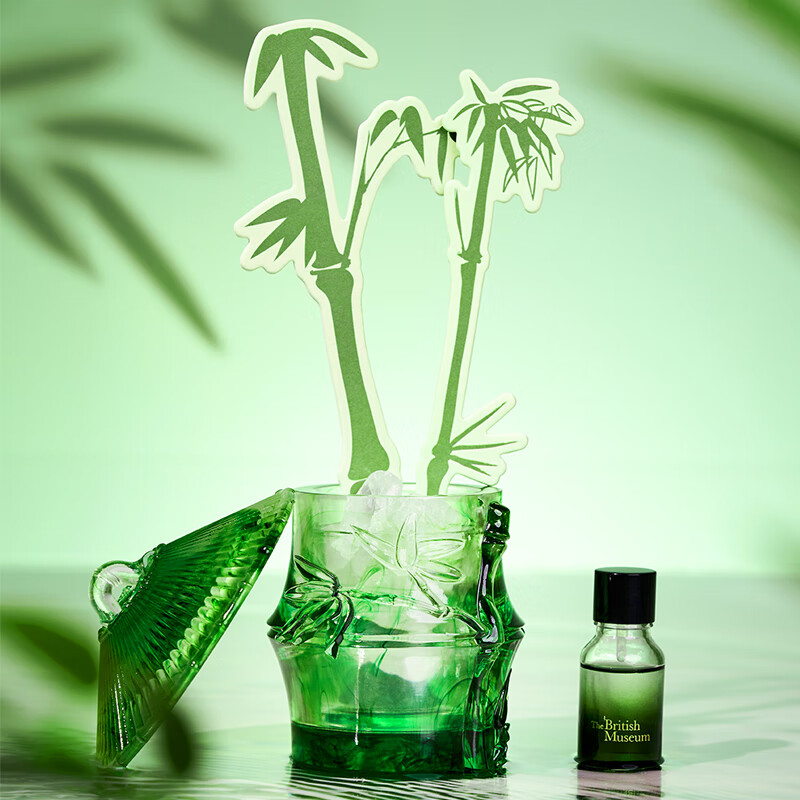 大英博物馆香薰机英国经典设计强力香薰扩散器自动加湿器带定时功能大英博物馆东方梦境系列竹杯晶石香氛扩香石香薰礼盒高清大图