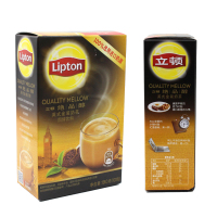 立顿(Lipton)绝品醇英式金装奶茶固体饮料10包190g