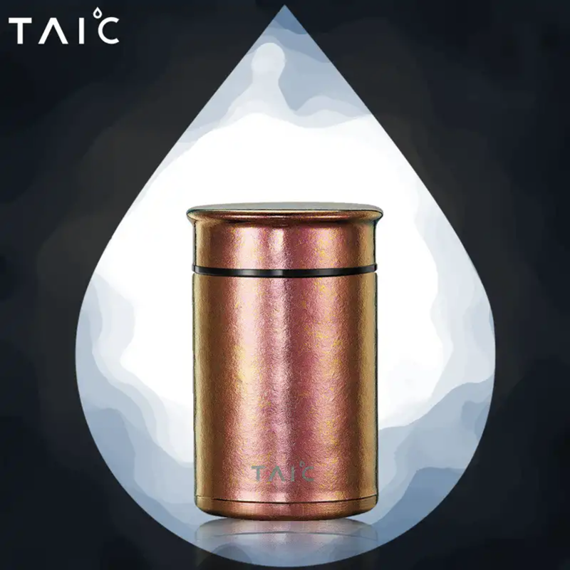 taic太可钛度ttyb-t360纯钛保温杯双层真空水杯茶杯汤优杯大容量男女
