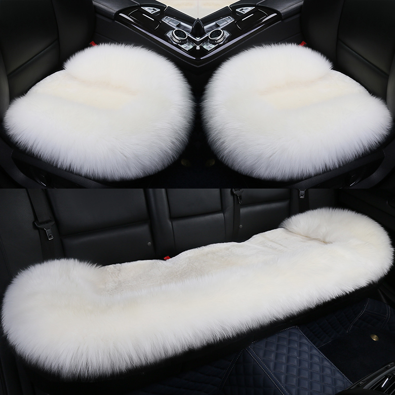 奥迪a4l/a6l/a8汽车坐垫a7l羊毛冬季毛绒q8/q5L/Q3/Q5 Q7 Q2L A3 A5 A7单片座垫传枫