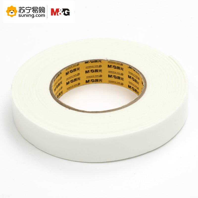 晨光双面泡棉胶带AJD97354 24mm*5y 白色 单卷装 （起订量不足48卷不发货）