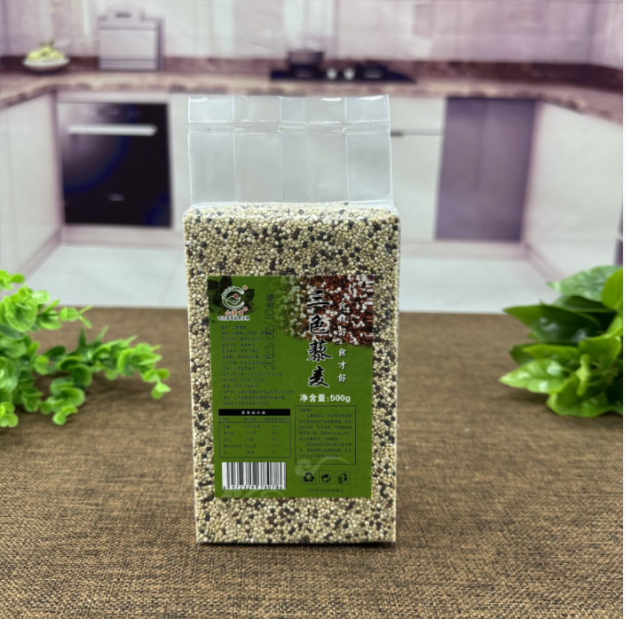 山满田 三色藜麦500g 五谷杂粮黑藜麦白藜麦红藜麦粗粮藜麦米高清大图