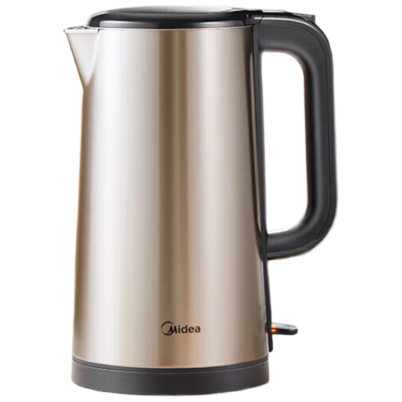 美的(Midea)电热水壶家用速热2L大容量烧水壶防烫316L不锈钢内胆水壶 MK-SH20M121