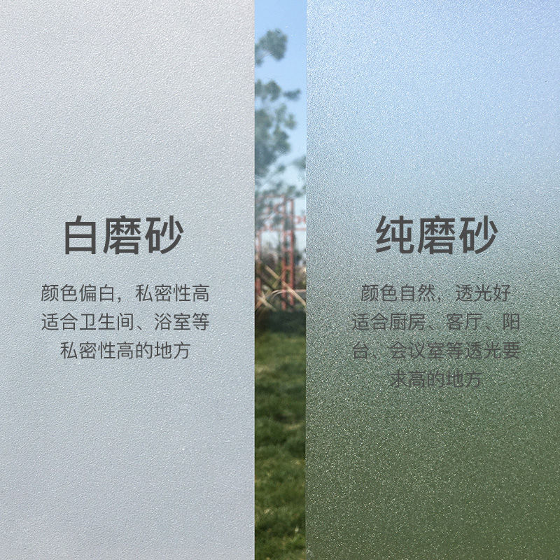 自粘磨砂玻璃贴纸