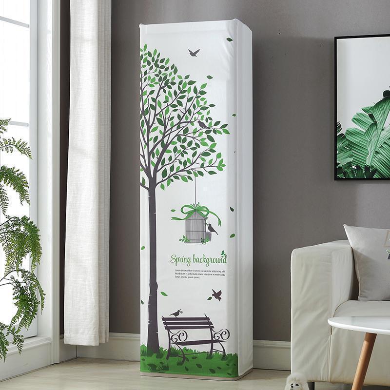 森美人简约柜式空调罩柜机方形空调防尘罩柜机客厅空调套防尘罩立式 鸟笼高170*宽50*厚30CM