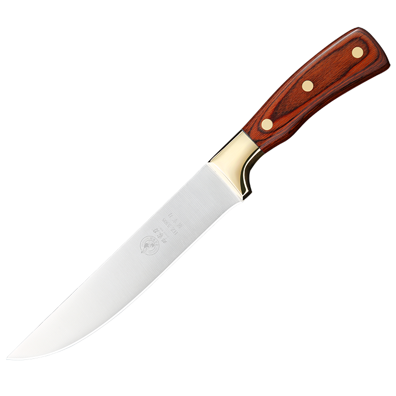 邓家刀 锻打屠宰多用刀 HZ-5308 杀猪杀羊专用剔骨多功能刀具 不锈钢剥皮尖刀 剔肉刀 分割刀 熟食刀