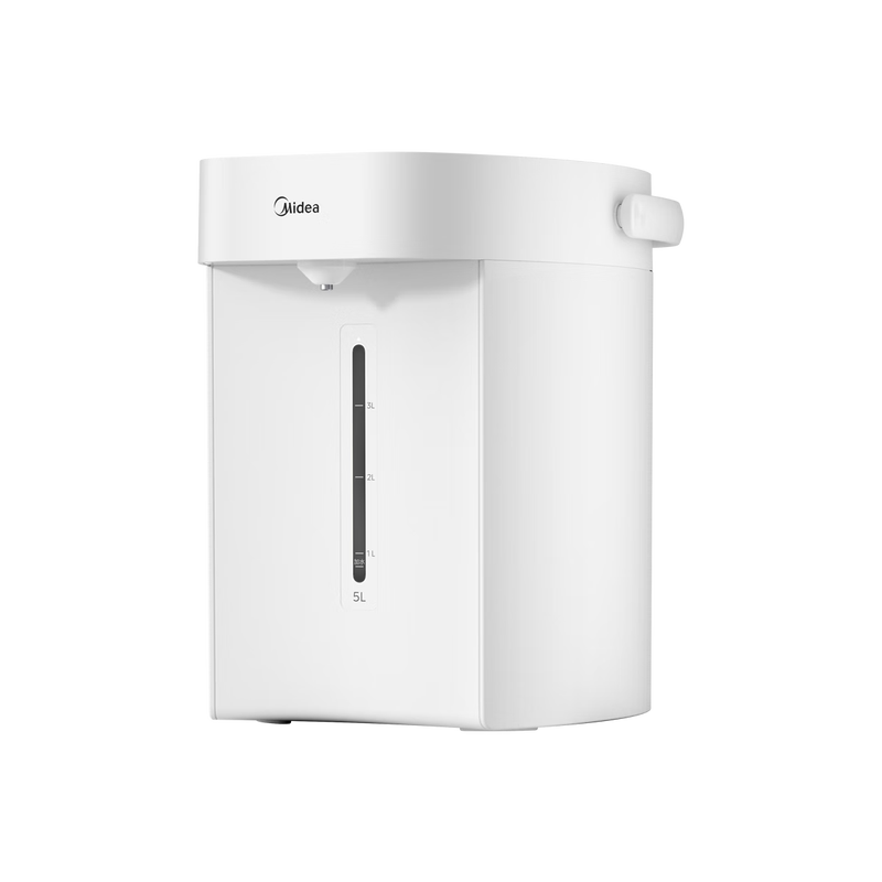 美的(Midea)电热水瓶恒温电热水壶不锈钢一体无缝内胆0塑料家用5L大容量开水壶多段控温保温 MK-SP50E-10W高清大图